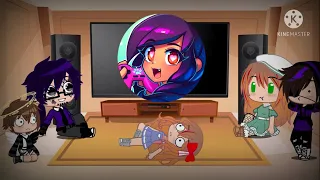 Afton Family reacts to Aphmau| Gacha Club|