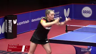 Sophia Klee (GER) vs Nina Mittelham (GER) | QF | 2020 Düsseldorf Masters 5