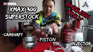 XMAX 300 SUPERSTOCK | ENGLISH | 190kph Topspeed