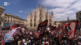 La folla al Duomo e l'eredità di Silvio Berlusconi - Porta a porta 25/01/2024