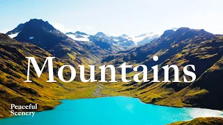 Majestic MOUNTAINS - 4K Relaxation UHD Aerial - Explore the Awe-Inspiring Wonders of the World