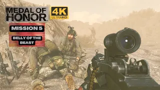 MEDAL OF HONOR (2010) Gameplay Walkthrough Mission 5-Belly of the Beast (4k 60FPS PC)- NO COMMENTARY