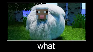 Minecraft wait what meme part 166 (realistic sheep)