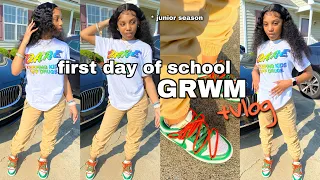 vlog : first day of school GRWM + mini vlog | * junior year*
