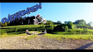 How far can I over jump the jump on Husqvarna TE 510?! | TristEnRider
