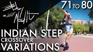 Breakdance Toprock tutorial • 80/100 Indian Step Crossover Variations • Bboy MeditRock