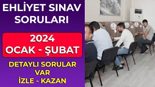 Tamamı Sınavda Çıktı / OCAK ŞUBAT 2024 Çıkmış Ehliyet Soruları / 2024 Ehliyet Sınav Soruları