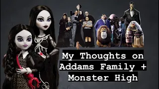 Monster High Morticia & Wednesday from the animated Addams Family is okay with me! #addamsfamily
