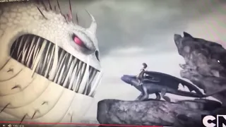 Dreamworks Dragons: The Screaming Death’s Mother Loudly Roars Thanking Hiccup Blowing His Hair