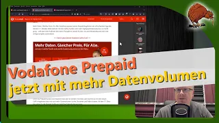 Vodafone Prepaid: Mehr Datenvolumen in drei Tarifen