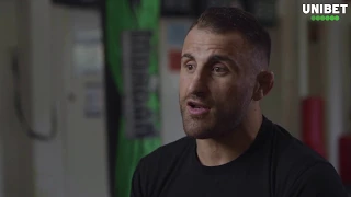 Alex Volkanovski sends a message to the featherweight division. "Go out there and earn your spot!"