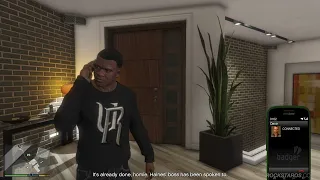 Franklin calls Devin after Michael's death - GTA V