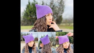 Come fare un cappellino di lana ai ferri! Facilissimo! Tutorial passo per passo!