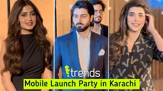 Sajal Aly, Zaviyar Noman, Urwa Farhan and Aima Baig at Mobile Launch Party in Karachi