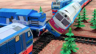 SUPER SPECIAL! THE ULTIMATE CROSSING TRAINS! ĐỘC LẠ VỚI CÁC ĐOÀN TÀU HỎA CHẠY XUYÊN QUA NHAU!!