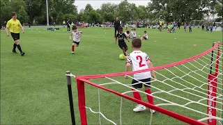 U7 4th weekend of spring soccer first game Stage 10 vs. Chelsea Piers