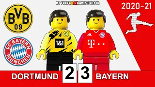 Borussia Dortmund vs Bayern Munich 2-3 • Bundesliga 20/21 (München) Goals Highlights Lego Football