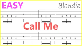 Blondie - Call Me Guitar Solo Tab+BackingTrack