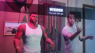 gta 5 franklin vs trevor darts #1