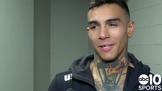 Andre Fili talks about his hometown knockout of Sheymon Moraes at UFC Sacramento