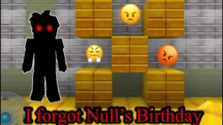I forgot Null’s birthday and he was angry on me (skyblock bedwars)(blockman go)