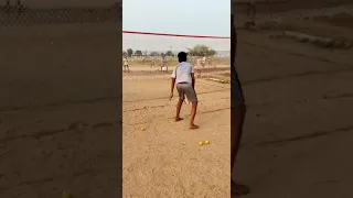 front short practice starting ball badminton game