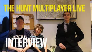 The Hunt Multiplayer Live Interviews with three cast members straight after filming