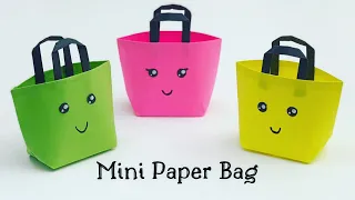 DIY MINI PAPER BAG / Paper Craft / Easy Origami Bag DIY / Paper Crafts Easy / Origami