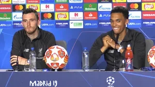 Trent Alexander-Arnold & Andy Robertson Pre-Match - Tottenham v Liverpool - Champions League Final