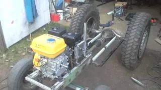 My little homemade garden tractor part2 / 6.5hp