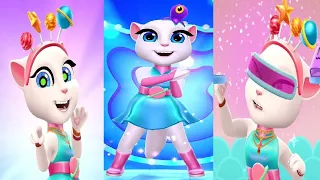 My Talking Angela 2 Space Talent Show Outfits New Update 2022 Android iOS Gameplay HD
