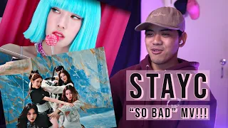 WIZSomnia boi FIRST TIME REACTING to STAYC (스테이씨) 'SO BAD' MV