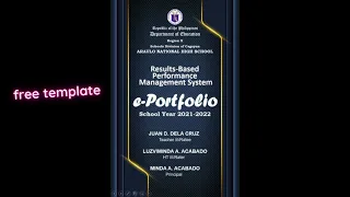 RPMS Portfolio 2022 [Free template]