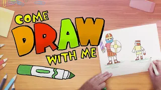 How to Draw David and Goliath | Come Create with Me—Drawing