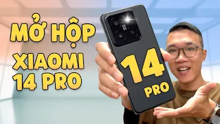 Mở hộp trên tay Xiaomi 14 Pro về Việt Nam: chụp thử với 15 Pro Max coi nào