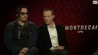 Johnny Depp & Paul Bettany Talk MORTDECAI