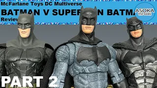 McFarlane Toys DC Multiverse Review: Batman v Superman Batman Part 2 | Asoka The Geek