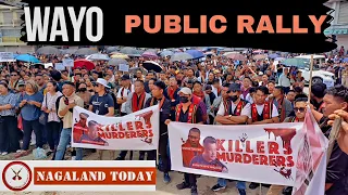 Public rally in Kohima against alleged murder of Kezhalelie Lawrence Miasalhou.