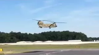 CH47 fly by