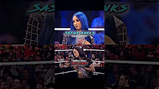 Sasha banks vs Aj lee💫 #shorts #wwe #trending