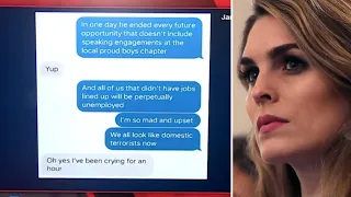 Hope Hicks Throws Trump Under the Bus In Leaked Texts