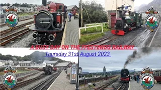 A Busy Day On The Ffestiniog Railway: Thursday 31st August 2023