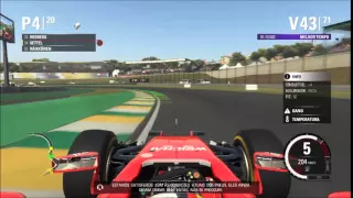 F1 2015 PS4 INTERLAGOS. Sebastian Vettel 71 VOLTAS NÍVEL ESPECIALISTA