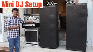 Mini DJ Setup With Dj Amplifier Dj Top For Dj Setup, Home Party, Gym, Disco Club