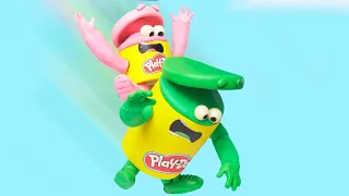 Play Doh Videos | Green's Gotta Go Fast ⏩The Play-Doh Show Season 2 | Play-Doh Official