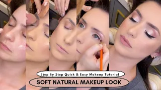 Step by Step Soft Glam Party Makeup Tutorial || LearningWith Nk