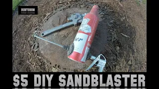 Build a sandblaster at home for $5