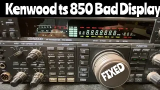 KENWOOD TS 850SAT Bad Display FIXED