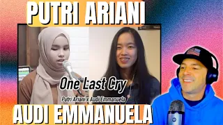 FIRST TIME REACTING TO | PUTRI ARIANI and AUDI EMMANUELA "ONE LAST CRY"