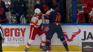 Every Matthew Tkachuk "Battle of Alberta" Fight